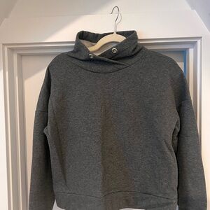 Banana Republic Gray Cowl Neck Sweater